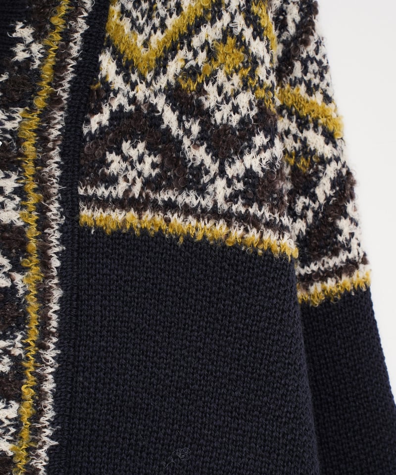 COOHEM〈womens〉】NORWEGIAN KNIT CARDIGAN_2510110