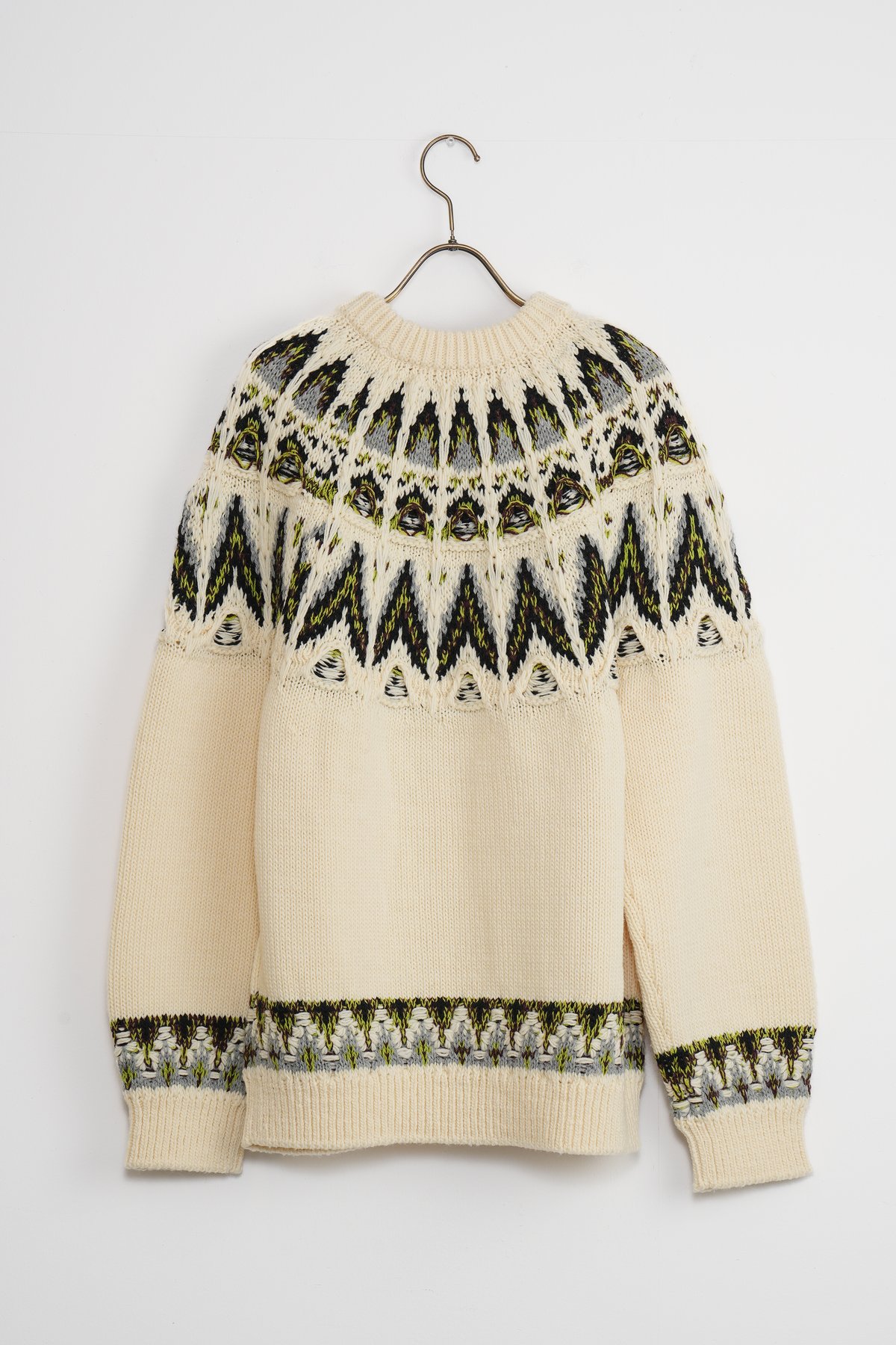 COOHEM ノルディック柄 セーター COOHEM - 23AW KNIT COLLECTION