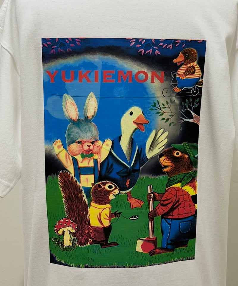 yukiemonペタペタ変形Ꭲシャッ yukiemon】ぺたぺたプレーンTシャツ（長め3L） | EGAMI OFFICIAL W