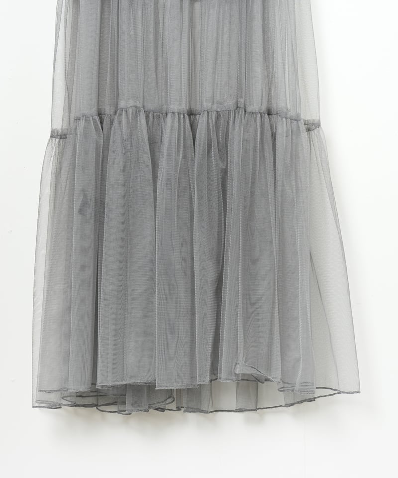 COCO DEAL】ニットセットチュールティアードワンピース_241227000259 |