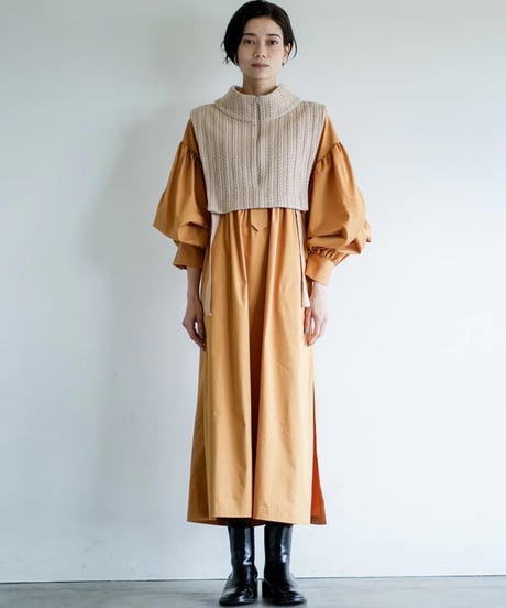 【Lallia Mû】3WAYベストドッキングドレス