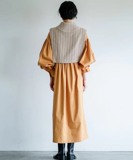 【Lallia Mû】3WAYベストドッキングドレス