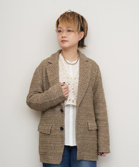 【COOHEM】BASIC TWEED J/K_250129001303