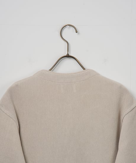 【Yonetomi〈unisex〉】GIMA COTTON KNIT C/D (V NECK)_250228003409