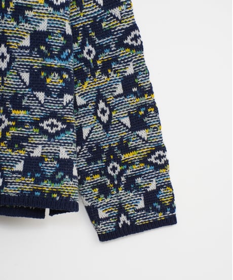 【COOHEM〈men's〉】TUNISIAN JACQUARD P/O_241003004361