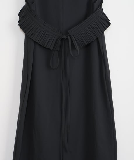 【MARILYN MOON】Taffeta raffle detail dress_240325000607