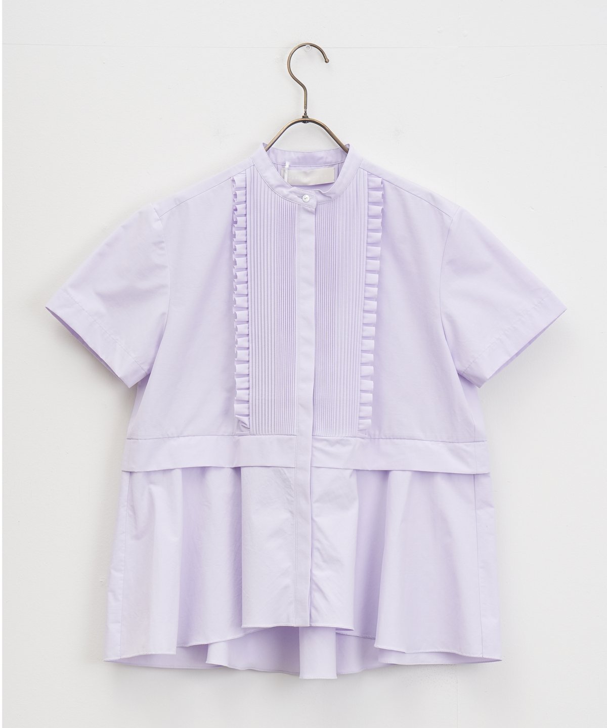 MARILYN MOON】タックフリルフレアハーフスリーブシャツ_250328005237