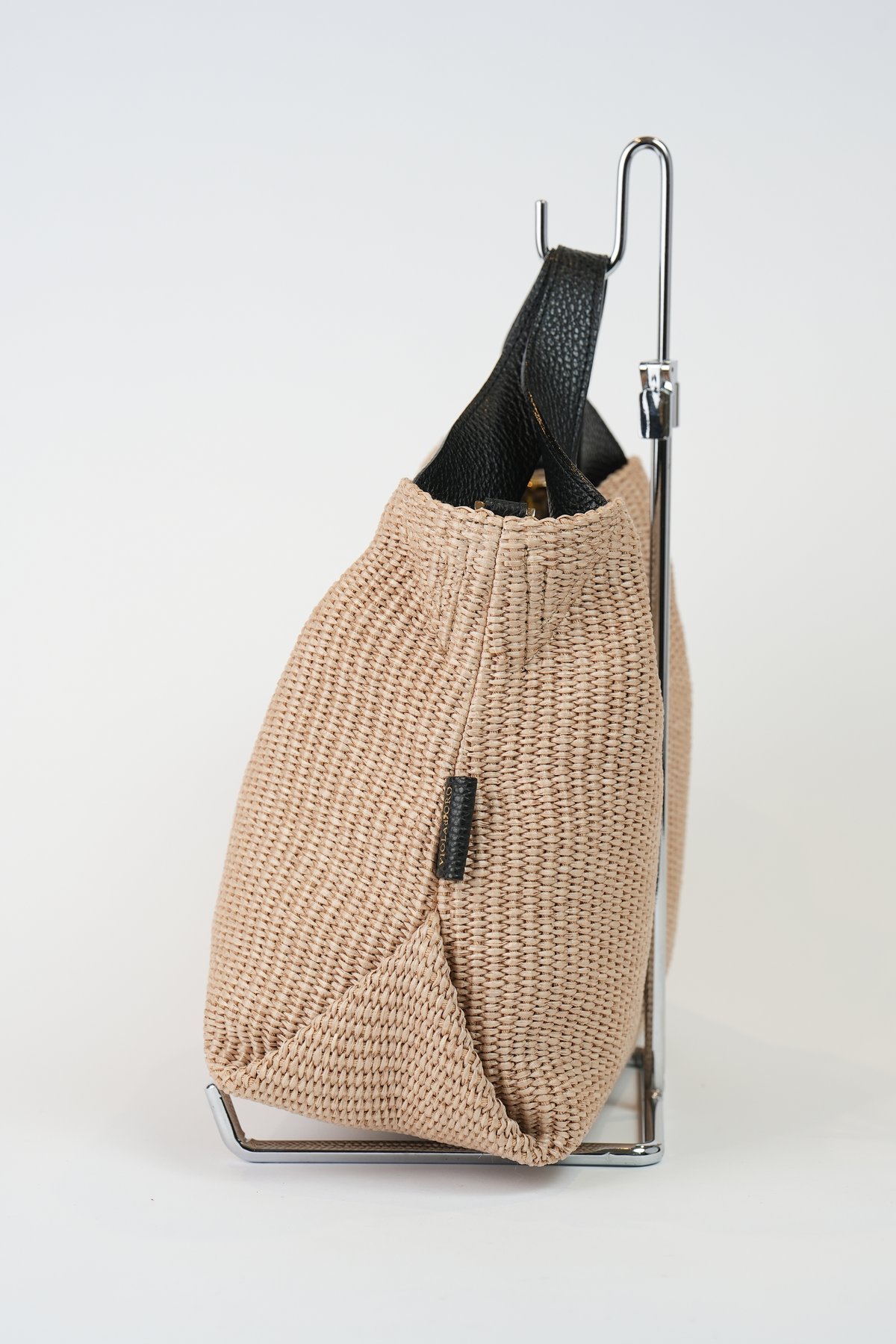 VIOLAd'ORO】SANDRO イタリアンラフィアシート 2WAYトートバッグ