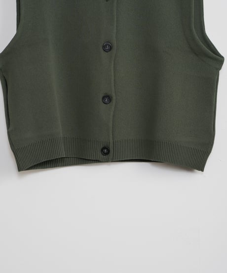 【YENN】DOUBLE FACE KNIT VEST_240418002550
