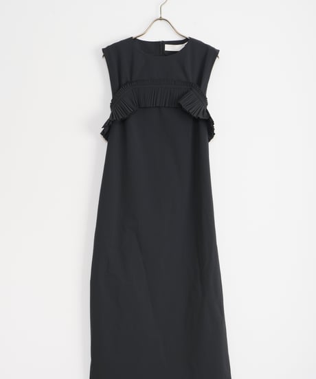 【MARILYN MOON】Taffeta raffle detail dress_240325000607