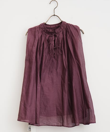 【MARILYN MOON】2WAYタックテクニックシアーコットンフレアブラウス＿250522009083