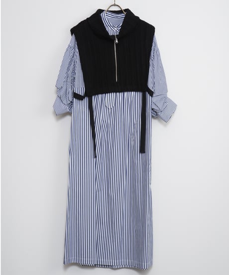 【Lallia Mû】3WAYベストドッキングドレス