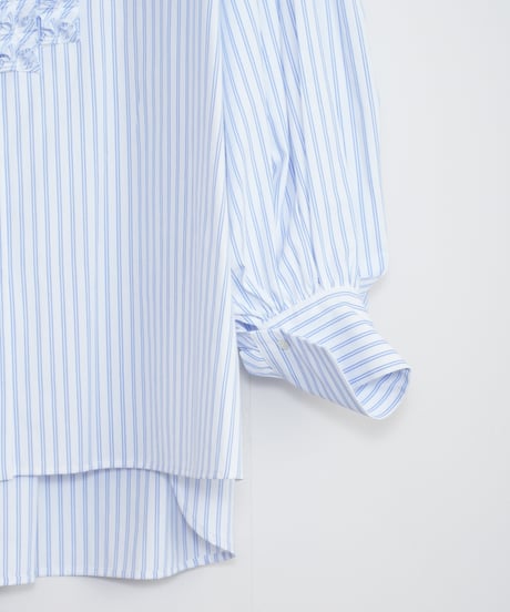 【MARILYN MOON】Modern tuck frill blouse_240127005630
