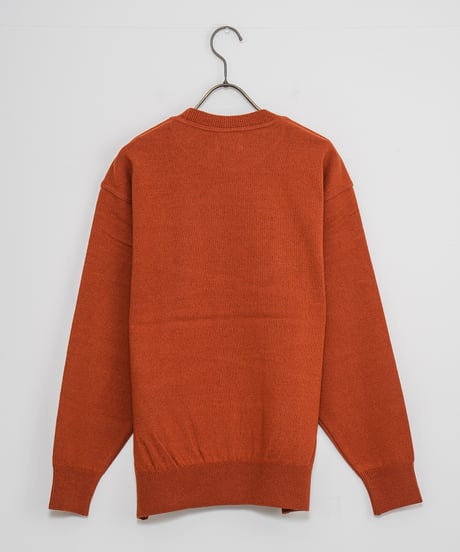 【Yonetomi〈unisex〉】WAVE COTTON KNIT P/O〈SOLID〉_240727009869