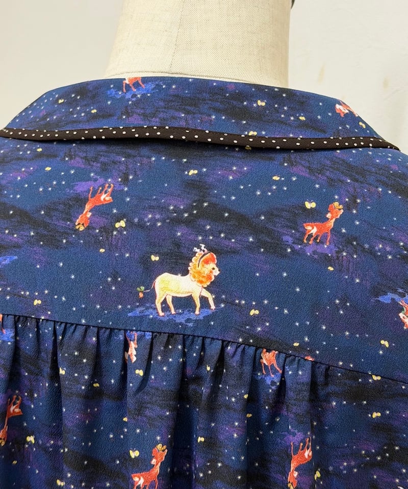 yukiemon】テキスタイルシックワンピース（デシン）（M・3L） | EGAMI