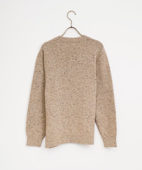 【Yonetomi〈unisex〉】COLOR NEP KNIT PULLOVER_2501011008074