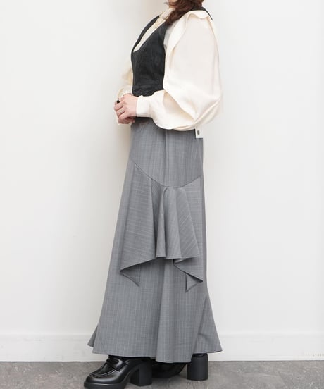 【MARILYN MOON】Tuck sleeve blouse_240115005080