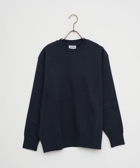 【Yonetomi〈unisex〉】WAVE COTTON KNIT PULLOVER_250802003325