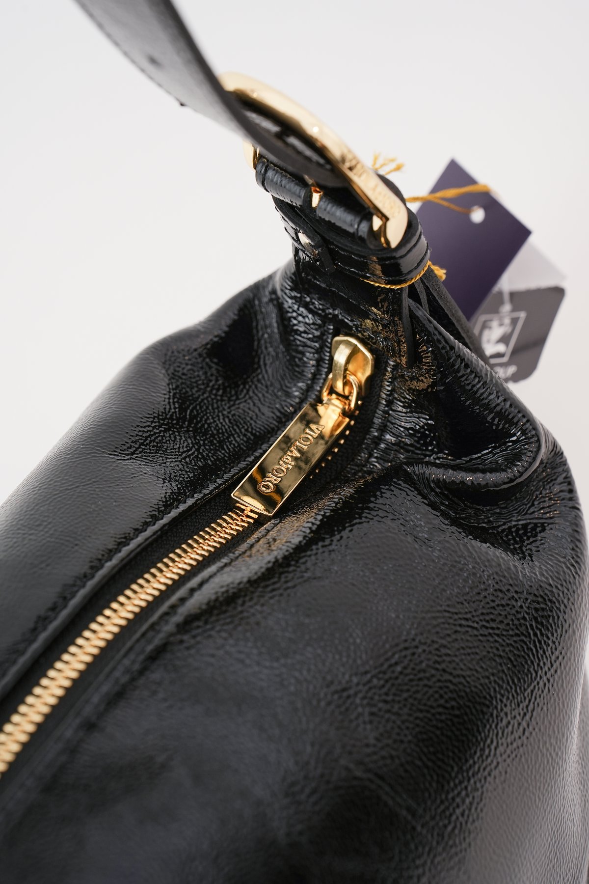 VIOLAd'ORO】V-1596 エナメルレザー ワンショルダーバッグ_250628001