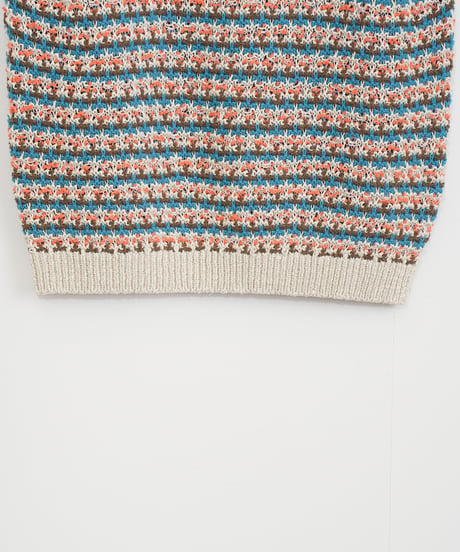 【COOHEM〈men's〉】SUKASHI BORDER KNIT V/T_250326005063