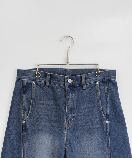 【YENN】KNEE TUCK DENIM PT＿250502007955
