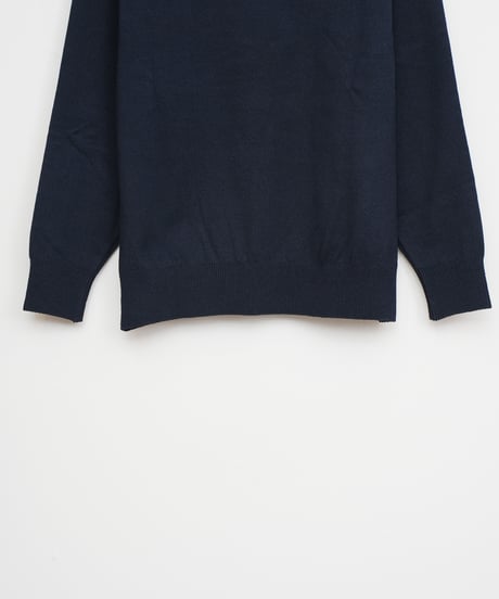 【Yonetomi〈unisex〉】WAVE COTTON KNIT PULLOVER_250802003325