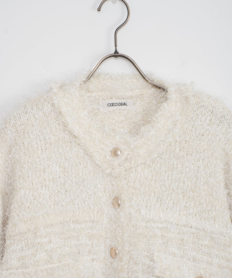 COCO DEAL】フェザーニットジャケット_240117005250 | EGAMI OF COCO DEAL】フェザーニットジャケット_240117005250 | EGAMI OF