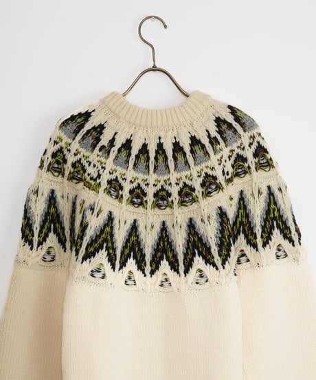 【COOHEM〈men's〉】NORDIC KNIT P/O