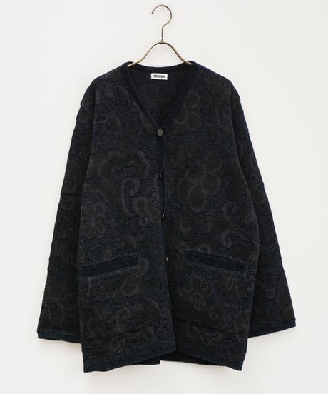 【COOHEM〈men's〉】GOBELIN JACQUARD KNIT JACKET_250828004517