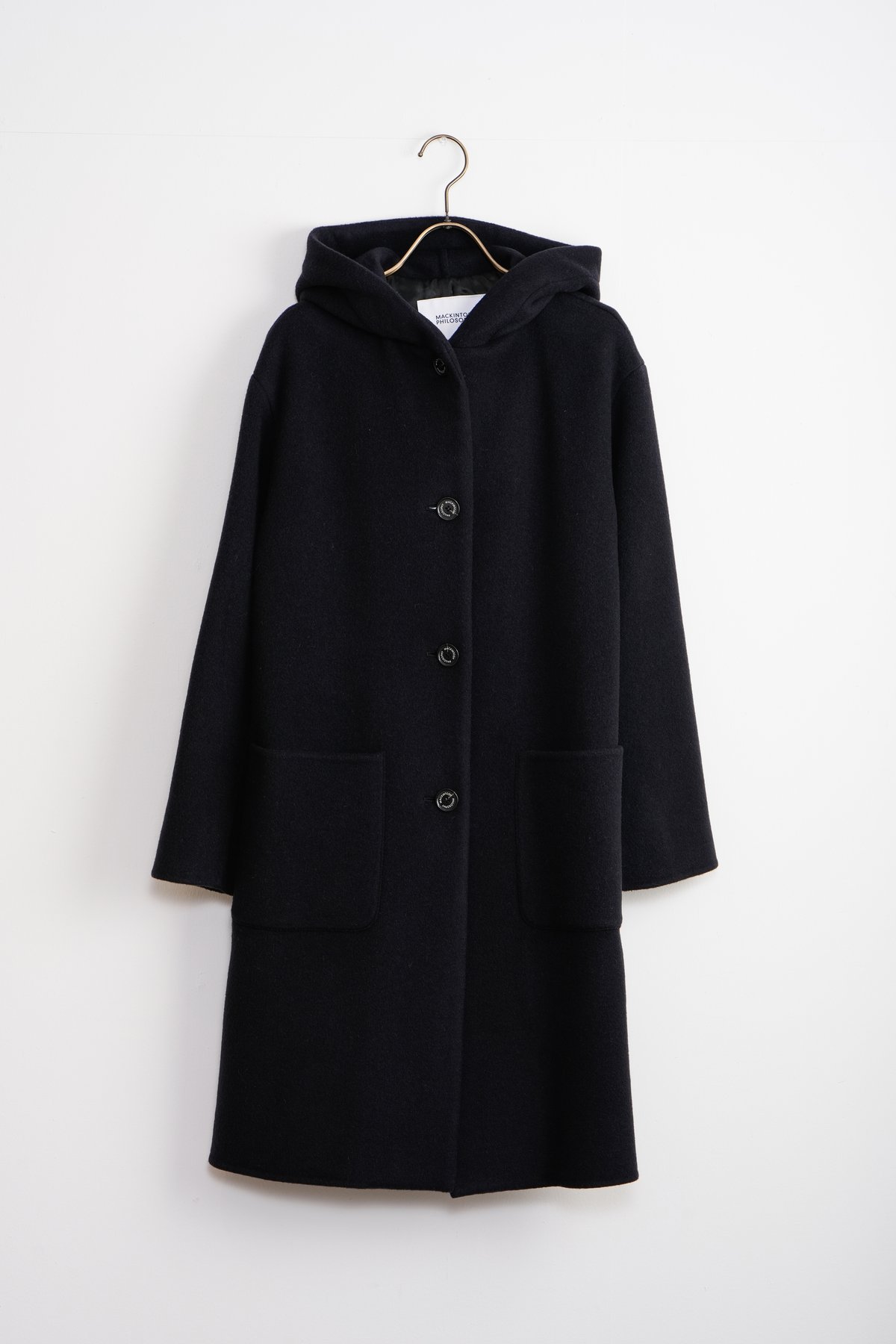 MACKINTOSH PHILOSOPHY】ショートビーバーフーデッドコート_2310230