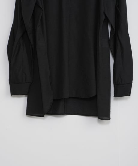 【MARILYN MOON】Tuck sleeve blouse_240115005080