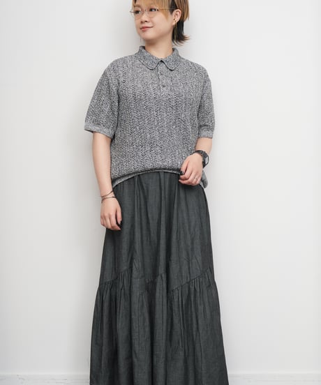 【COOHEM〈men's〉】SHADOW STRIPE KNIT P/L_250228003398
