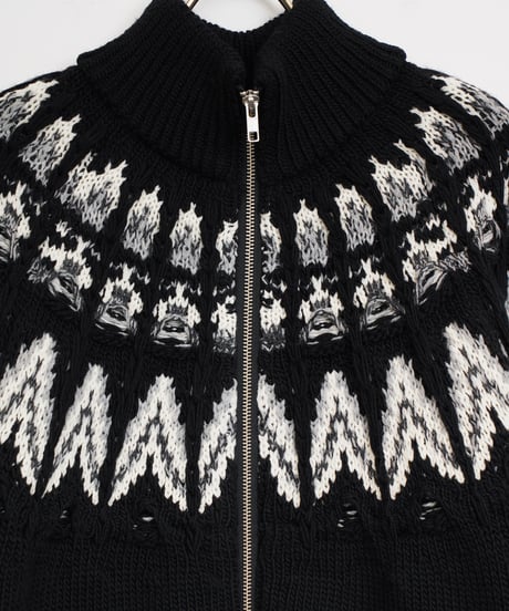 【COOHEM〈womens〉】KOUHEN NORDIC KNIT BLOUSON_251011008067