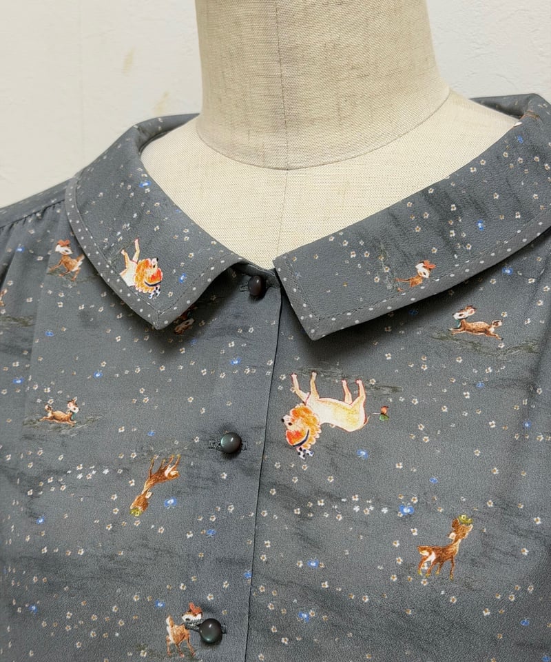 yukiemon】テキスタイルシックワンピース（デシン）（M・3L） | EGAMI