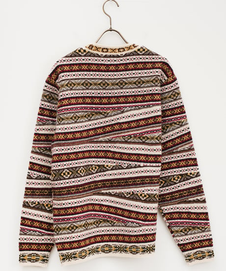 【COOHEM〈men's〉】CRAZY FAIR ISLE KNIT PULLOVER_250828004519