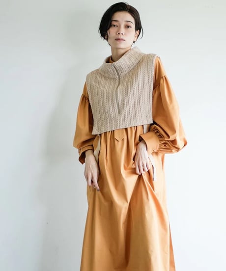 【Lallia Mû】3WAYベストドッキングドレス