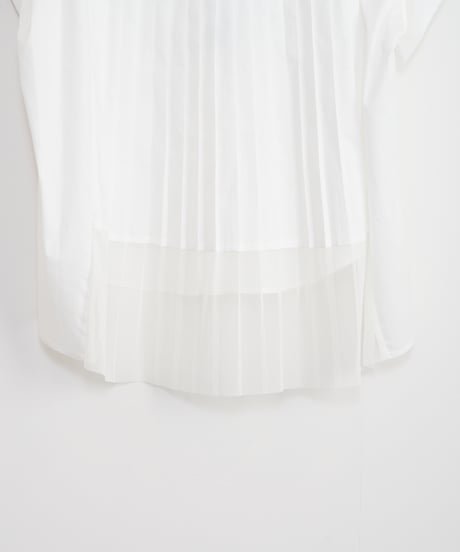 【Lallia Mû】バックプリーツシャツ_240426003496