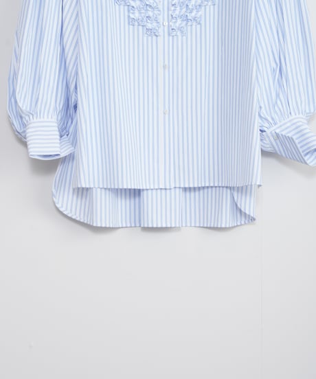 【MARILYN MOON】Modern tuck frill blouse_240127005630