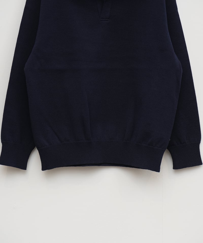 Yonetomi】GIMA COTTON TENJIKU KNIT P/O_25012900