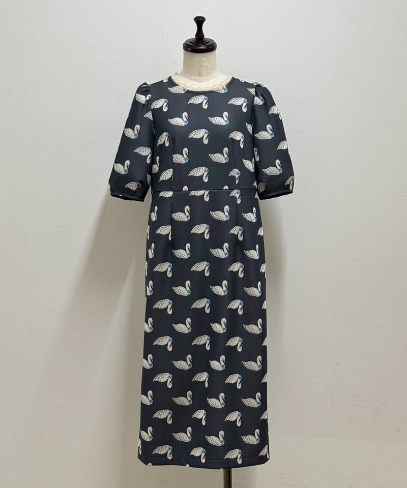 yukiemon】スワンジャガードワンピース（M・3L） | EGAMI OFFICIAL  
