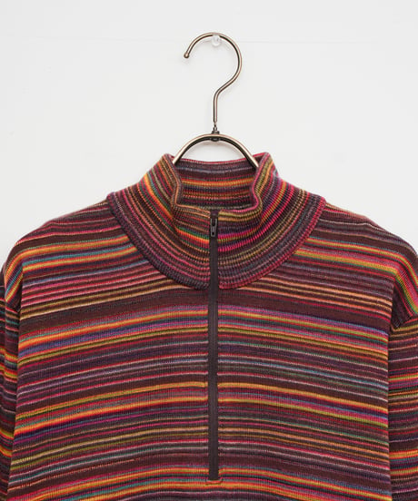 【COOHEM〈men's〉】MULTI KASURI TENJIKU KNIT PULLOVER_250802003318