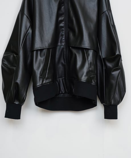 【Parc.1】Synthetic leather layered Jacket_250926006729