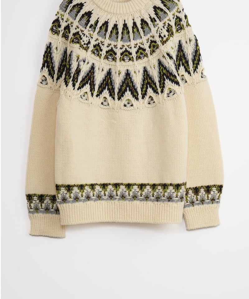 COOHEM〈men's〉】NORDIC KNIT P/O | EGAMI OFFICIAL