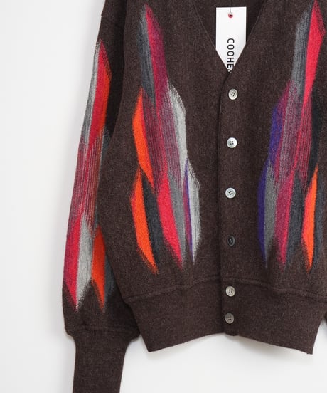 【COOHEM〈men's〉】WOOL ALPACA INTERSIA KNIT C/D_240903002220