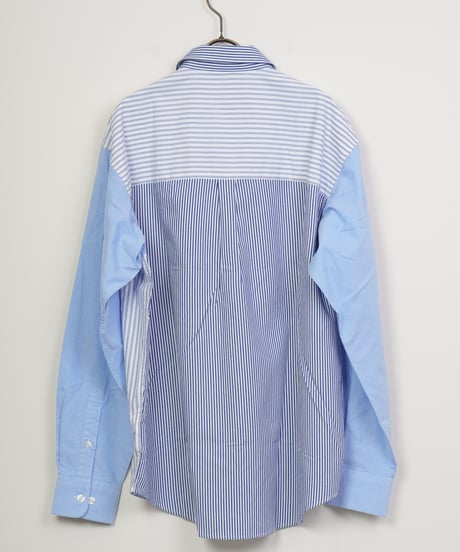 【Desigual】パッチワークコンビネーションシャツ_250129001323