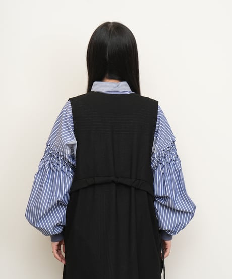 【Lallia Mû】オーガンジードッキングロングベスト_250321004910
