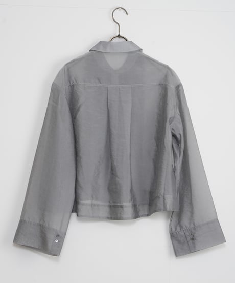 【MARILYN MOON】Modern sheer 2way sleeve blouse_240115005089