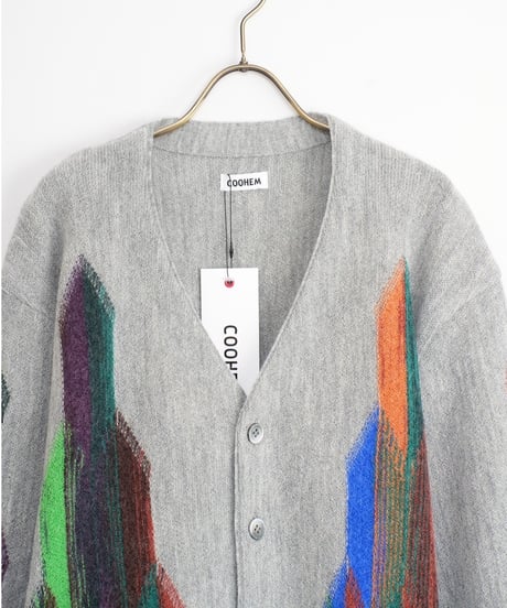【COOHEM〈men's〉】WOOL ALPACA INTERSIA KNIT C/D_240903002220