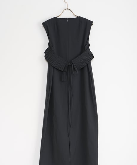 【MARILYN MOON】Taffeta raffle detail dress_240325000607