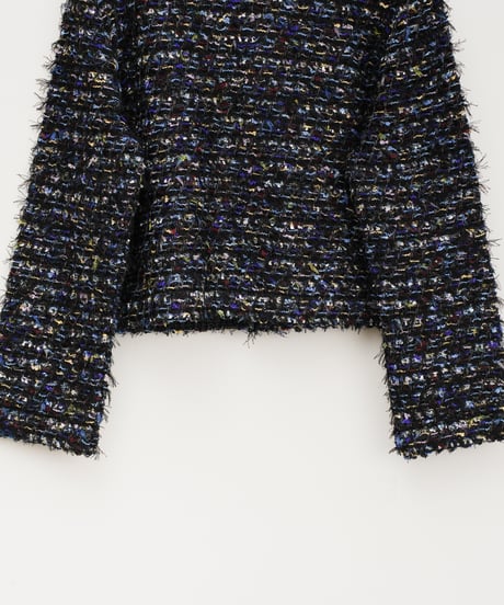 【COOHEM〈women's〉】FEATHER MIX TWEED JACKET_250828004515